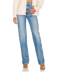 GRLFRND High Rise Straight Jeans Sz 27